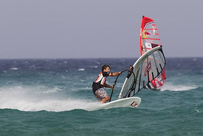 Cedric slams it down - PWA Sotavento Fuerteventura Grand Slam 2011 ©  John Carter / PWA http://www.pwaworldtour.com